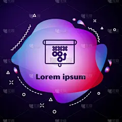 策略,概念,做计划,计算机图标,紫色,线条,商务,运动