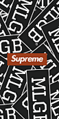 Supreme潮牌图案#手机壳#头像