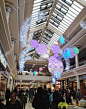 英国商场2014年圣诞中庭吊饰