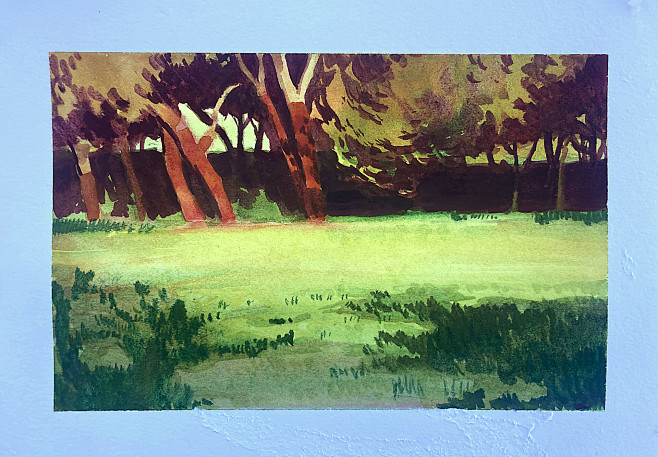 Gouache Pleinairpril...