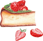 78水彩手绘纸杯彩虹蛋糕马卡龙草莓华夫饼甜点EPS矢量PS素材-淘宝网