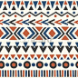 Ethnic seamless pattern. Aztec geometric background. Hand drawn navajo fabric. Modern abstract wallpaper. Vector illustration. photo