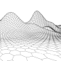 83款时尚酷炫科技感山脉起伏3D立体背景纹理装饰高清矢量素材EPS源文件92