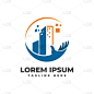 care building technology logo icon