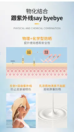 安安金纯正品防晒霜女面部防紫外线美白隔离防晒遮瑕三合一敏感肌-tmall.com天猫