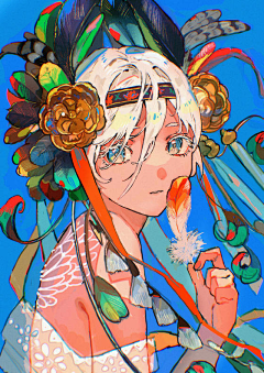 悬崖上盛开红玫瑰采集到Smith【插画】
