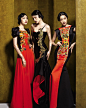 优雅靓丽的中国风旗袍礼服设计（一）