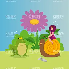 青蛙   - 源文件下载【酷图网】青蛙,田鸡,动物,卡通画,手绘