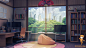 relaxation room, Danil Prokoshev : Background "relaxation room" 
______________________________________________ 
Background made in Blender 3D with post-production in Photoshop