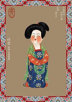 Q版大唐衣冠图注_汉服吧_百度贴吧