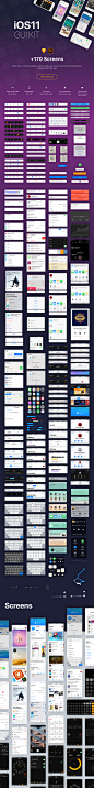 iOS11 GUI KIT : iOS 11 GUI KITFully Vector Version for Adobe illustrator and SketchMake clear interfaces faster, don't waste your time on learning the guidelines.I already did it for you.- 100% Vector Files, Edit any shape.- 1X Resolution, 375 x 667 px- T