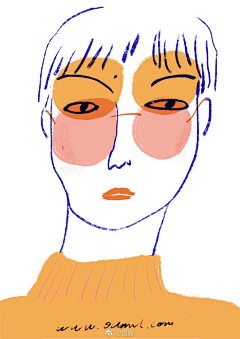 吳小婵没有腰采集到插画画画画