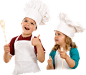 两小孩厨师