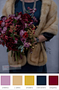 Burgundy wedding bouquet