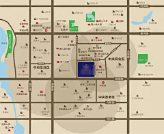 地产区位图海报展板-设计素材-shejisc.cn