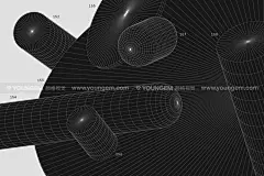 250抽象艺术潮流网格多边形3d三维立体几何图形海报设计矢量素材下载_颜格视觉