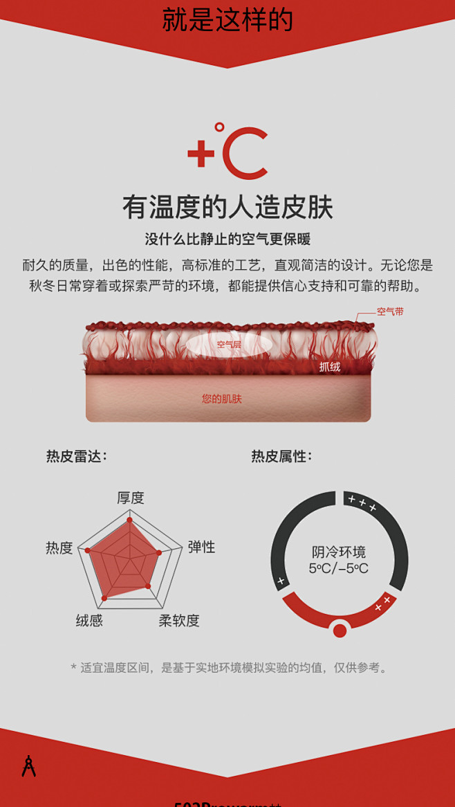 蕉内热皮502专业暖黑科技恒温保暖内衣男...