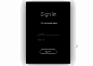 Login Form with Input Field Focus Animation
