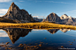 The reflection at passo Giau by Hans Kruse on 500px