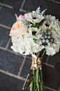 Peony and anemone bridal bouquet | Lori Kennedy Photography | http://burnettsboards.com/2013/12/glittery-years-eve-wedding/