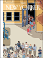 Chris Ware’s “Looking Up” : The artist’s new cover narratively extends his first back-to-school cover image, from 2012.