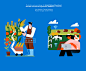 ILLUSTRATION  Education agriculture UNESCO Fair Merch t-shirt stickers banner notebook
