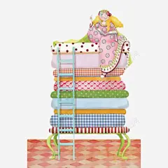 卡通豌豆公主插画 免抠png 设计图片 免费下载 页面网页 平面电商 创意素材