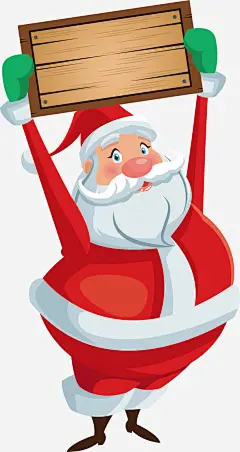 矢量图举木牌圣诞老人_新图网 https://ixintu.com 矢量图 举木牌 圣诞老人 彩色手绘 商务 封面 插图 壁纸 卡通