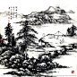 山水画 中国风 中国水墨画 水墨画 古画 古代山水画 中国元素 画国画 文化艺术 绘画书法 学国画 国画 中国画 山水风景 巨幅山水画 高清山水画 国画山水画 山水画工笔 山水画素材