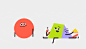 Google Stickers - Shapemates : Say hi to the Shapemates! We partnered once again with Google and our good pals at Anyways to develop a set of 24 animated stickers: a quirky little gang that will make you laugh and cry, chill in the couch and spin around l