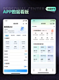 APP数据看板页面设计-ui灵感分享欣赏参考