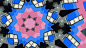 abstract Colourful  polychromy spectrum kaleidoscope symmetry