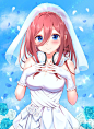 [会员][五等分的花嫁]中野三玖 高清图片CG包[696P]