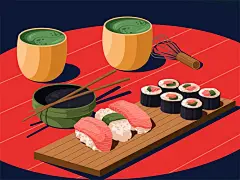 美食插画如何呈现创意？ - 优优教程网 - 自学就上优优网 - UiiiUiii.com : 插画师 Helen Lee 的一组美食扁平插画作品，作者巧妙的运用色彩，几何图形，纹理，图案和灯光；每一幅画都非常治愈，从画面中也可以看出作者是一个非常精致、热爱生活的人。