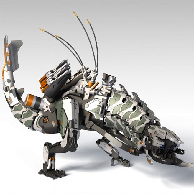 地平线黎明时分机械兽模型合集手办3D打印...