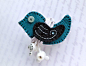 Turquoise Bird Earphones Winder  from Lily's Handmade - Desire 2 Handmade Gifts, Bags, Charms, Pouches, Cases, Purses by DaWanda.com
