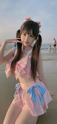 4k高清壁纸 美女照片 泳装美女​