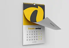 全年历挂历样机