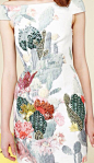 Cactus Dress. Nimue Smit for the Matthew Williamson Resort 2014 Collection