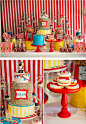 Big Top Circus Carnival themed birthday party FULL OF IDEAS! Via Karas Party Ideas KarasPartyIdeas.com #circus #carnival #fair #birthday #party #supplies #ideas #decor #idea (16)