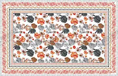 手绘花数码印花方巾欧美 【酷图网】手绘花,数码,印花,方巾,欧美