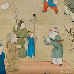 清·佚名《乾隆帝元宵行乐图轴》中的装演故事