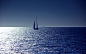 Captured this yacht sailing in the bay of Naples as we passed it on a ferry. by Stuart Jack on 500px