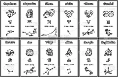 矢量轮廓卡通生肖海报