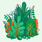 植物颜色搭配-古田路9号-品牌创意/版权保护平台