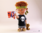 Bad Kid : Projeto feito utilizando 3D Studio, Photoshop e Zbrush