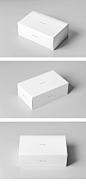精致高端白色品牌产品方形长方形包装盒模版样机PSD设计素材-淘宝网
