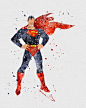 Spiderman Marvel Watercolor Art - VIVIDEDITIONS: