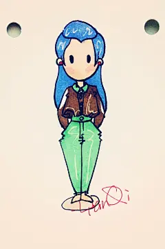 Fashion diary 手账简笔画 
#手绘##简笔画##时尚插画# 
工具:马克笔 樱花针管笔 
By: 岩启Mango 
曾用名：Yanqi