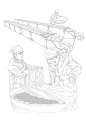 前段时间小虎受“昌宁号茶资源开发有限公司”所邀，为其绘制了一套茶叶生产工艺流程的黑白线描插画作品。

现最新一家“昌宁号茶铺”线下体验店在昆明长水机场正式营业，搭机离开昆明或来到昆明的小伙伴路过欢迎前去体验。顺便可以看看小虎的作品。

小虎在此感谢好朋友优秀书法国画艺术家老杨的推荐，感谢昌宁号茶铺的信任。

今日整理部分作品推送出来给大家看看，希望盆友们喜欢。